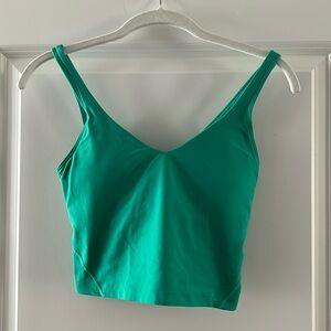 lululemon Align™ Tank Top A/B Cup - Maldives Green, Size 4. Like new
